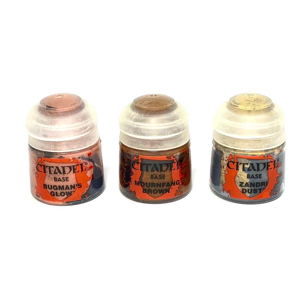 Citadel Paint Lot Base Bugman's Glow Mournfang Brown Zandri‎ Dust Warhammer GW